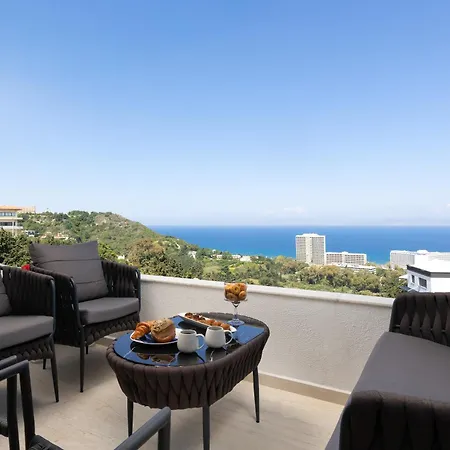 Celestial Blu Penthouse Appartement Rhodes City