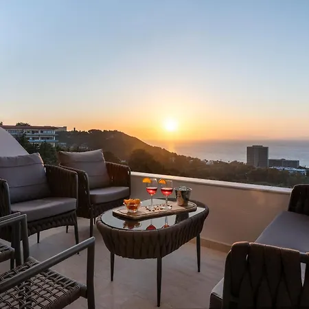 Lägenhet Celestial Blu Penthouse Rhodes City