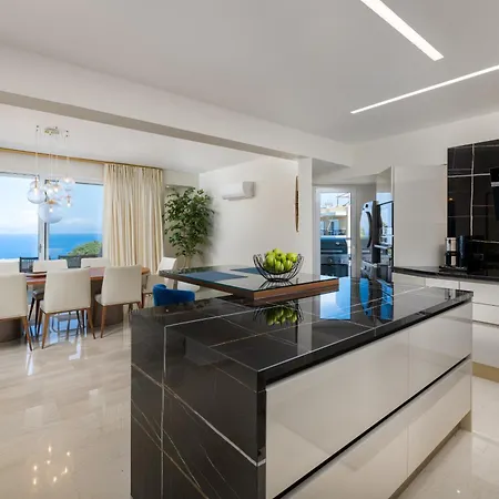 Celestial Blu Penthouse Apartment Rhodes City